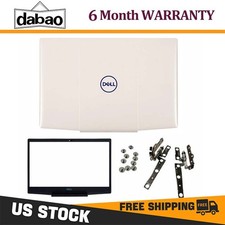 New For Dell G3 15 3590 LCD Back Cover White Front Bezel Hinges 10Screws 03HKFN