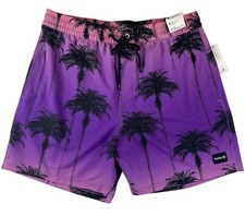 Hurley Swim Trunk Mens M / MEDIUM SWIM SHORTS Cannon Ball Volley 17  NEW