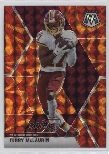 2020 Panini Mosaic Reactive Orange Mosaic Prizm Terry McLaurin #198