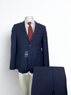 Herren Kleid Blau Komplett Elegant Zeremonie Casual Sale Rabatt