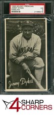 1936 GOUDEY PREMIUMS KNEELING JIMMY DYKES POP 1 PSA 3