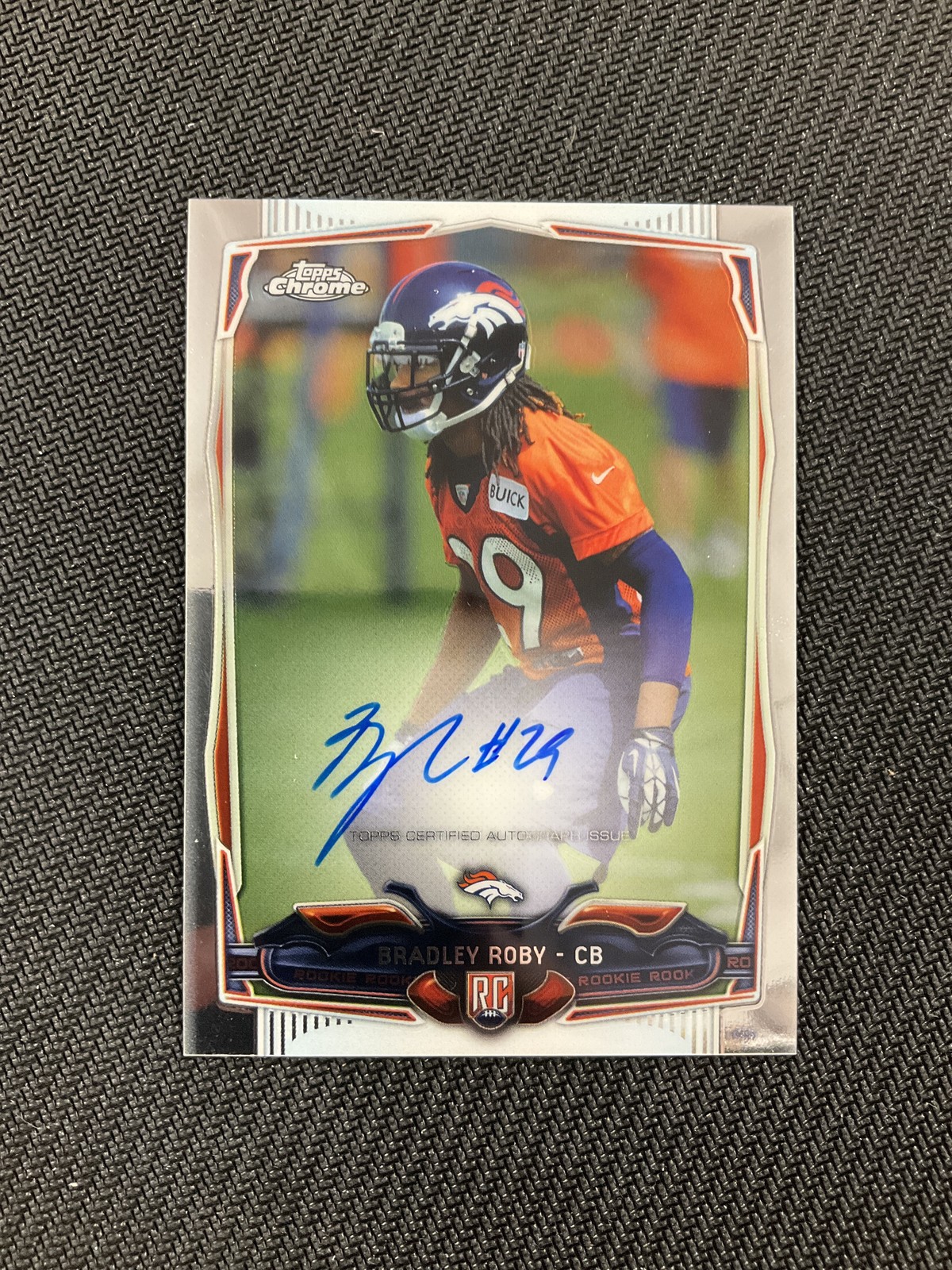 Bradley Roby Topps Chrome #209 Rookie Autograph