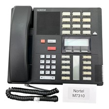 Nortel Norstar M7310 Black Corded Telephone Speakerphone Office Desk Phone