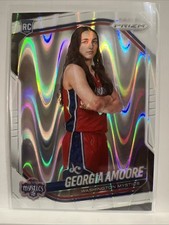 2025 WNBA Prizm Georgia Amoore White Seismic Variation #103 RC Mystics