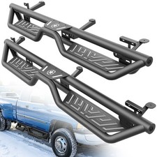 Side Running Boards Nerf Bars For 2002-2008 Dodge Ram 1500 Doubleextended Cab
