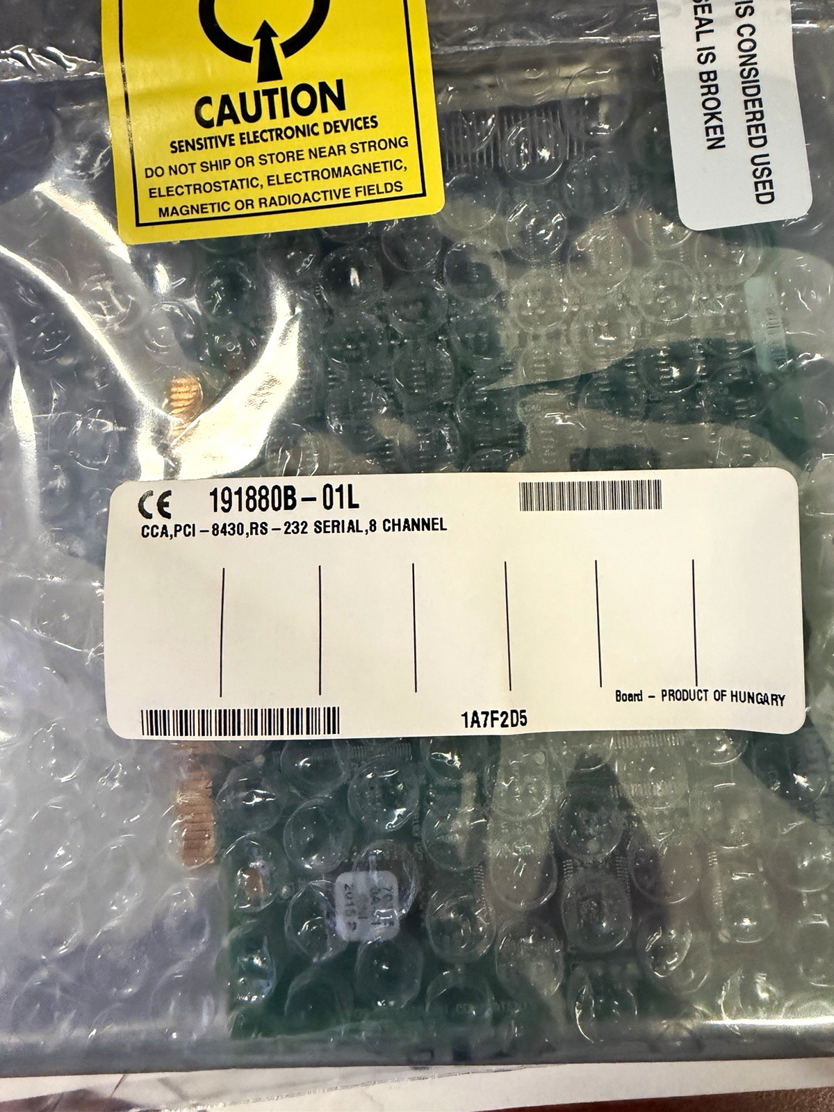 New National Instruments PCI-8430 RS-232 Serial 8-Channel PCI DAQ Card