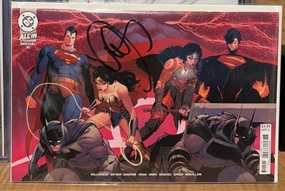 DC ALL IN SPECIAL #1 (ONE SHOT) THIRD PRINT,SIGNED BY SCOTT SNYDER W/COA. NM