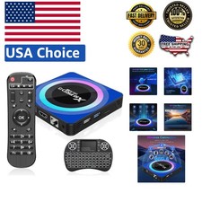 High Performance Android 13.0 TV Box, 8K Resolution, Dual WiFi  Mini Keyboard