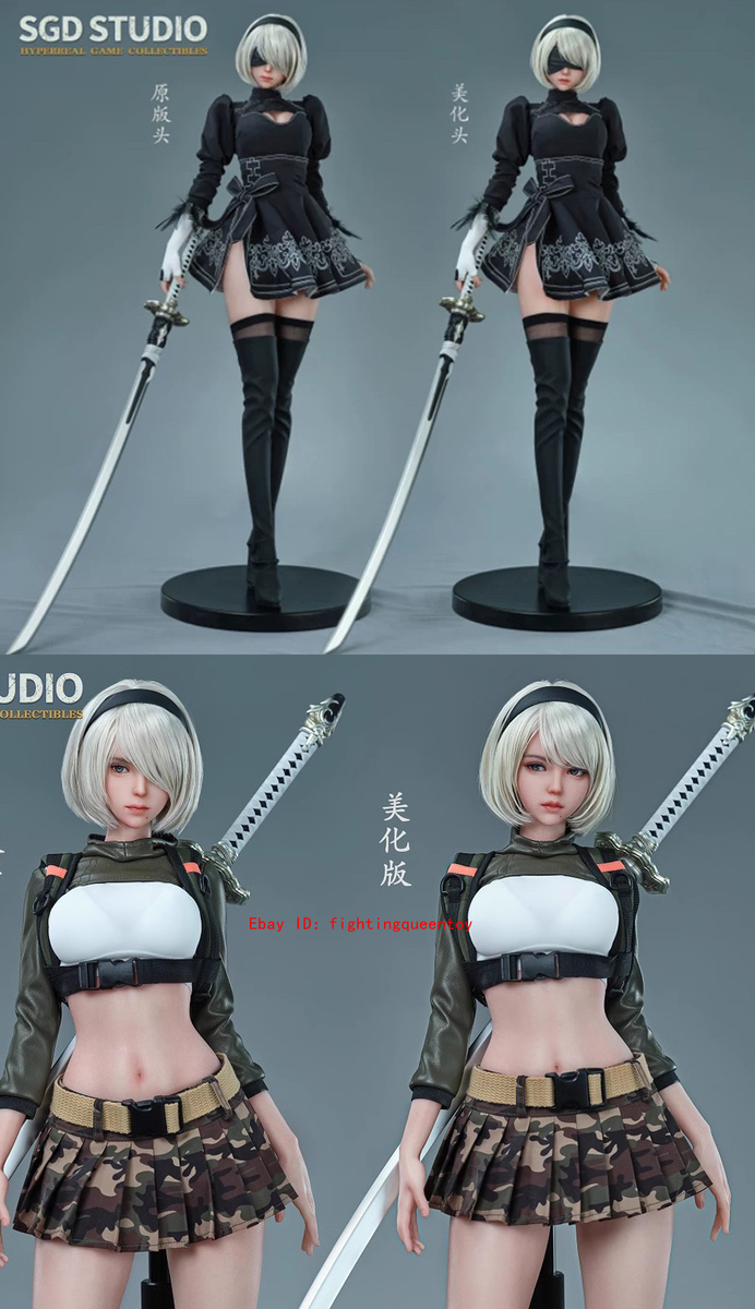 SGD Studio SGD-002 1/3 Fight Girl NieR 2 Heads Static Figure Model