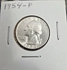 1954-P WASHINGTON QUARTER SUPERIOR BU COIN!!