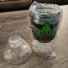 Bacardi & Monin Mojito Maker Plastic Cocktail Shaker w/ Recipe Brand New In Box