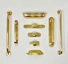 Knobs Handles Backplate Brass LACQUERED Solid Polished Brass Handles and Knobs