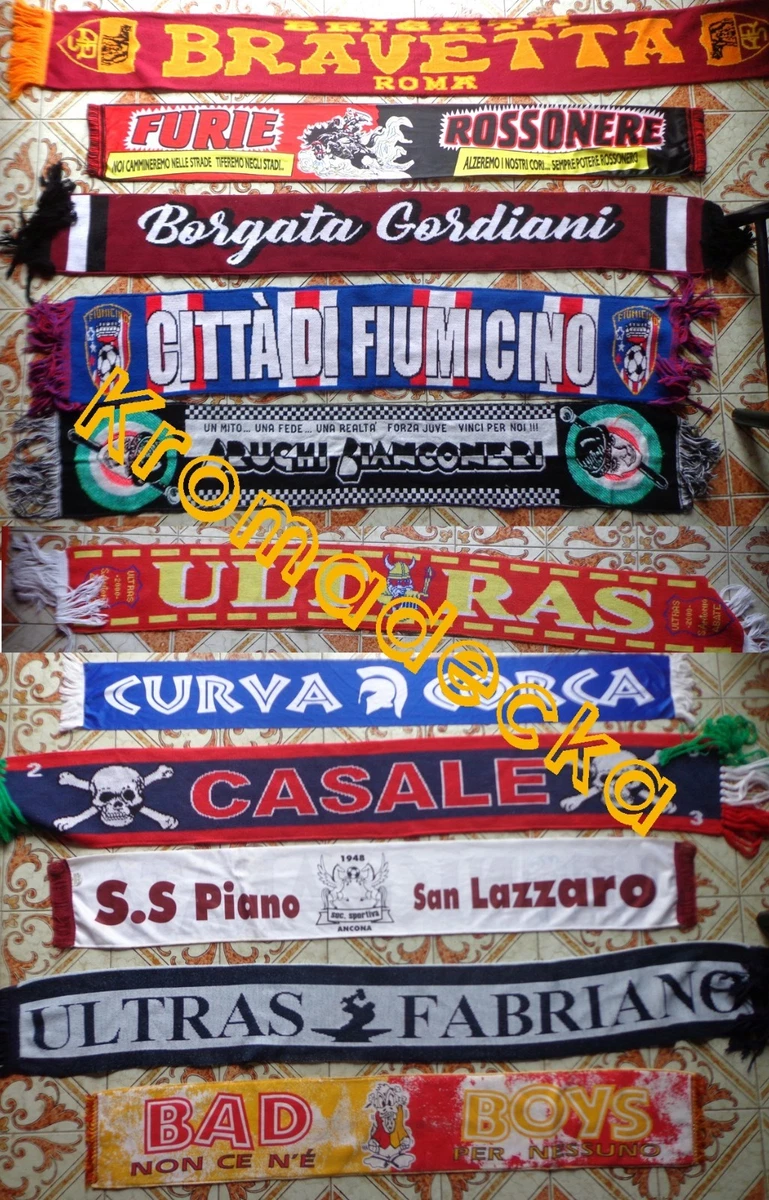 ULTRAS LOTTO STOCK SCIARPE VINTAGE VARIE SQUADRE CALCIO FOOTBALL 10