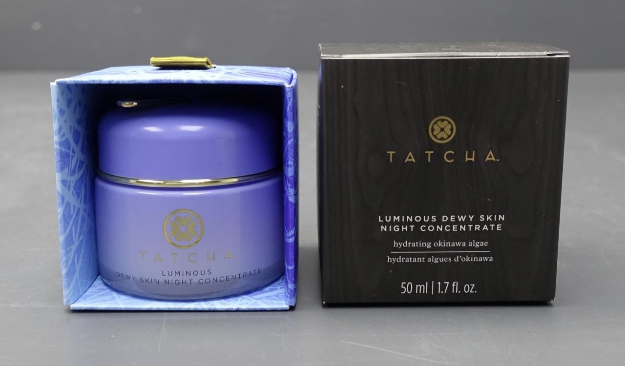 TATCHA 1.7oz Luminous Dewy Skin Night Concentrate Moisturizer New/Box B