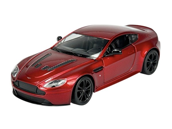 Welly Aston Martin V12 Vantage Rot 1:24 Die Cast Metal Model Neu Im Kasten 24129-image