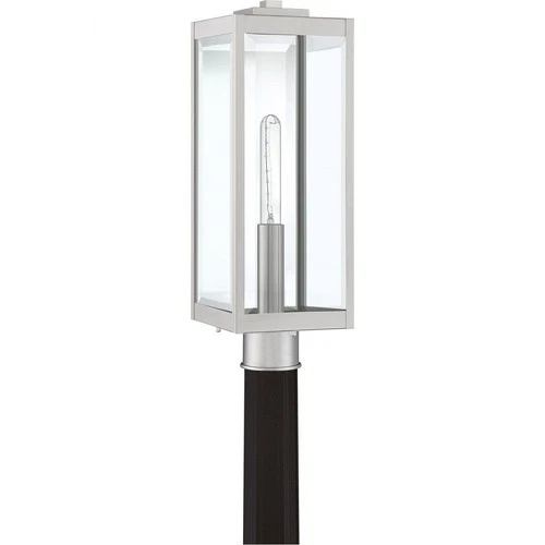 Westover 1-Light Outdoor Post Lantern in Transitional Style 20.5 Inches Tall and - Picture 2 of 9