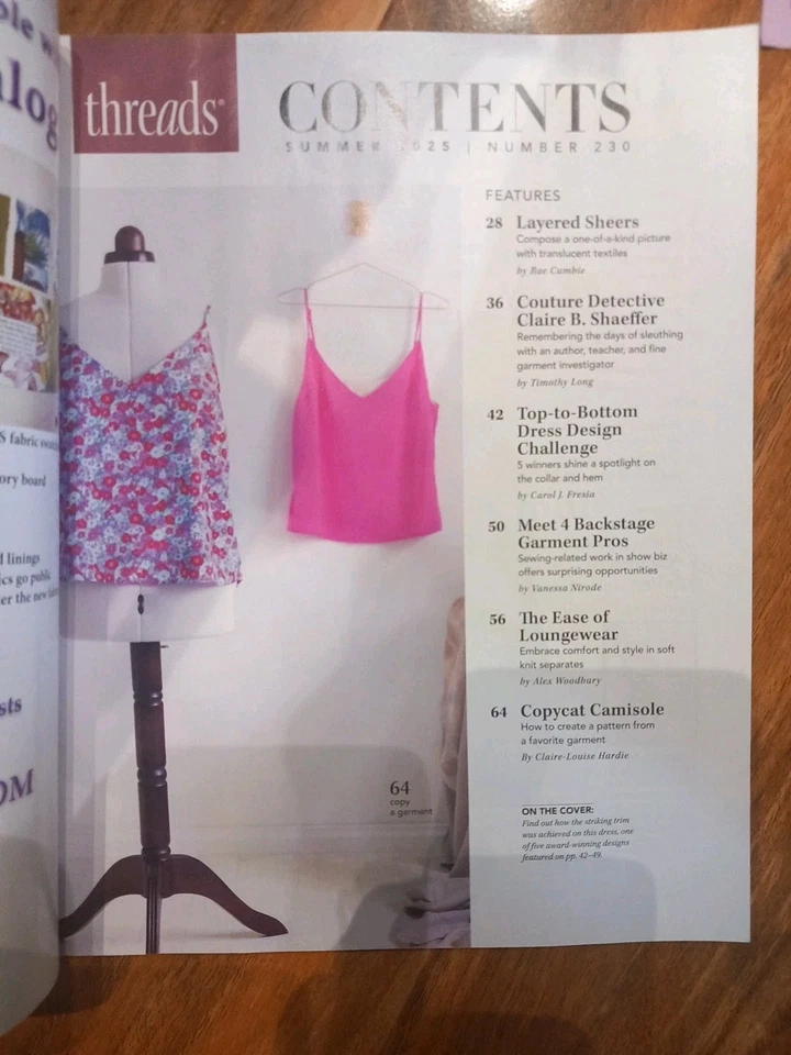 Threads,Sum 2025,Summer Looks,Trace A Pattern,Handmade Garments,Interfacing,Sew - Image 2 of 4