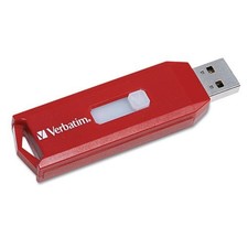 Verbatim 97005 Store 'n' Go 64GB USB 2.0 Flash Drive, Red