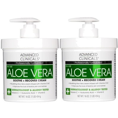 2-Pack Vitamin E Hyaluronic Acid Moisturizer for All Skin Types   16 oz Spa Jars