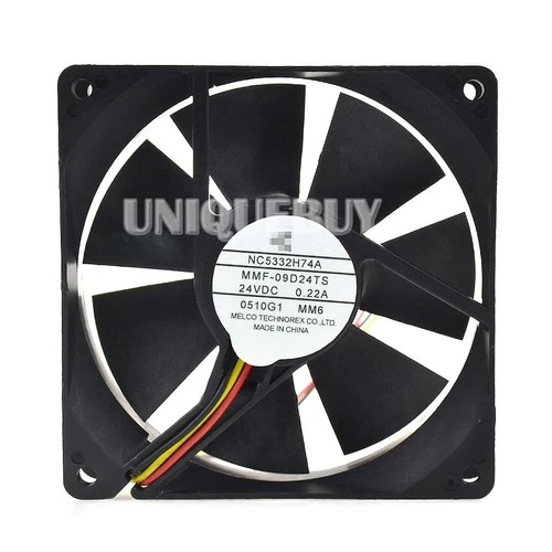 For Mitsubishi NC5332H74A MMF-09D24TS-MM6 24V 0.22A 3pin 90*90*25 MM Cooling fan
