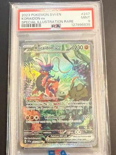 Koraidon ex graded PSA 9 for sale on eBay