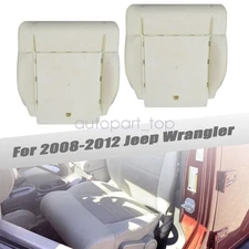 Driver & Passenger Bottom Seat Foam Cushion For 2007-2010 Jeep Wrangler Sahara