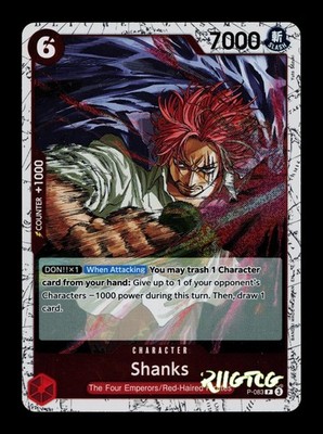Shanks (Pirate Foil) P-083 Premium Booster -The Best- Vol. 2 LP One Piece