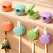 8 Pack Rotatable Cable Clips, Cord Organizer Spring Clip Cord Holder for Nightst