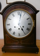 1925 Antique Gustav Becker mantel, mantle, bracket Clock, Medaille D'or. In VGC.