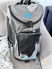SHERPA Gray Cat Carrier Backpack with Mesh Panels  Paw Print Design