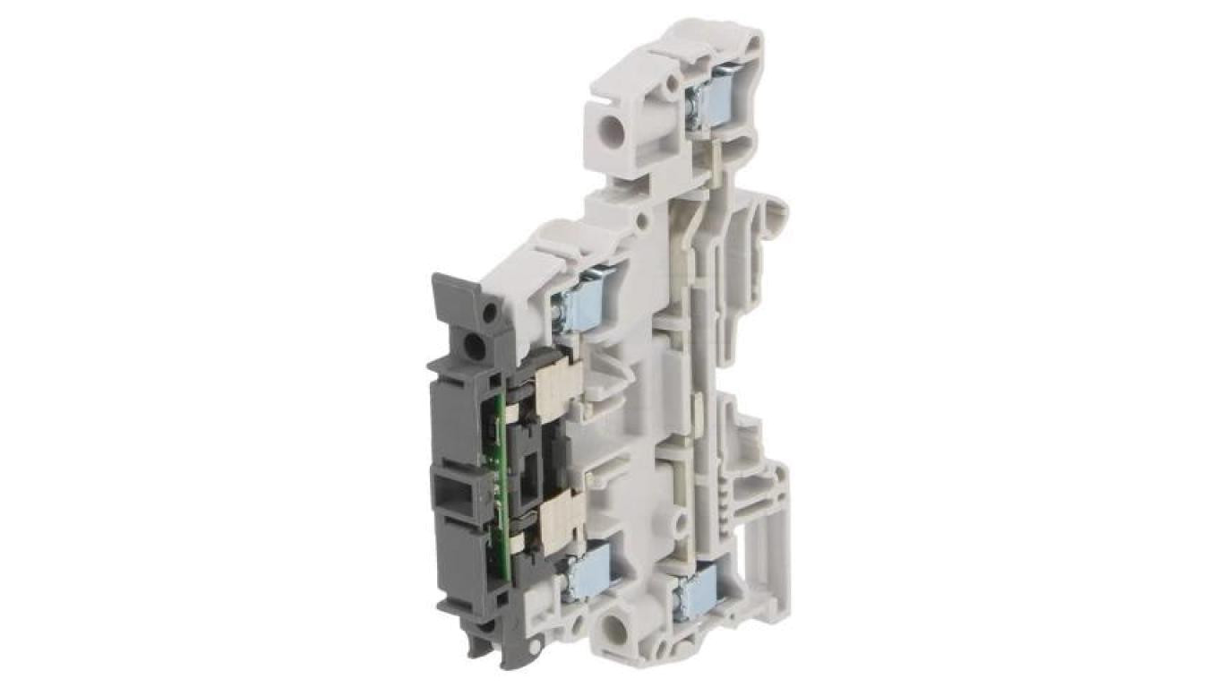 SNK rail connector 0.2÷6mm2 Spacing 2 Terminals 4 Width 8mm TS35 1SNK508 /T2UK