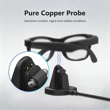 Non-Slip Power Hub Fast Charging Station Adapter Fits Ray-Ban Meta Smart Glasses