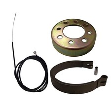 Kit of 4" Brake Band with Pin  4" Brake Drum  100" Brake Cable  Fits Go Kart