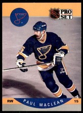 1990-91 Pro Set Paul MacLean St. Louis Blues #266