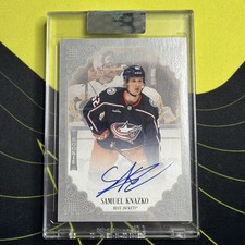 2023-24 Upper Deck Clear Cut Samuel Knazko Champ’s Rookie On Card Auto #C-SK