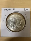 1921-D Denver Minted Morgan Silver Dollar 90% Historic Last Year