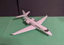 HO 1:87 scale Citation Latitude business Jet, Netjet airliner Kyle Busch w stand