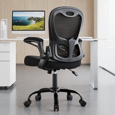 Office Chair 330 lbs Capacity, Ergonomic Breathable Mesh Desk Chair with Lumb...