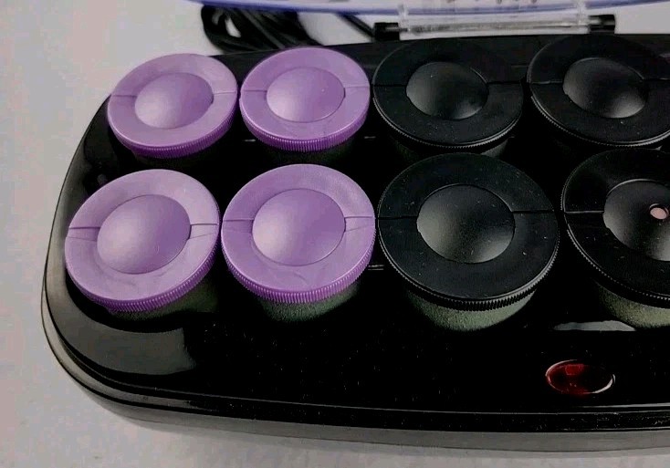 Conair Heat Waves Hot Rollers Curlers 12 Large Jumbo Rollers CHV14JXRSAM No Clip