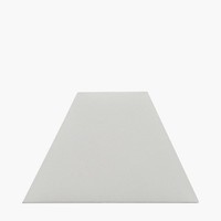 30cm Cream Cotton Tapered Square Pyramid Lampshade For Table And Bedside Lamps