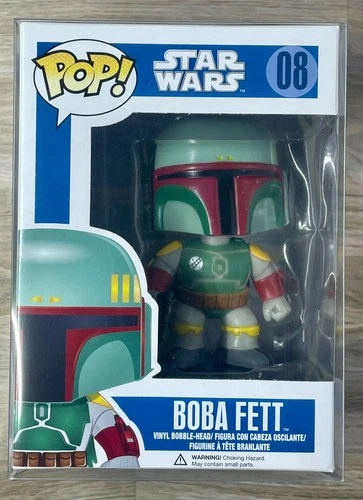 Funko POP! - Star Wars - Boba Fett #08 - NIB w/ Protective Case