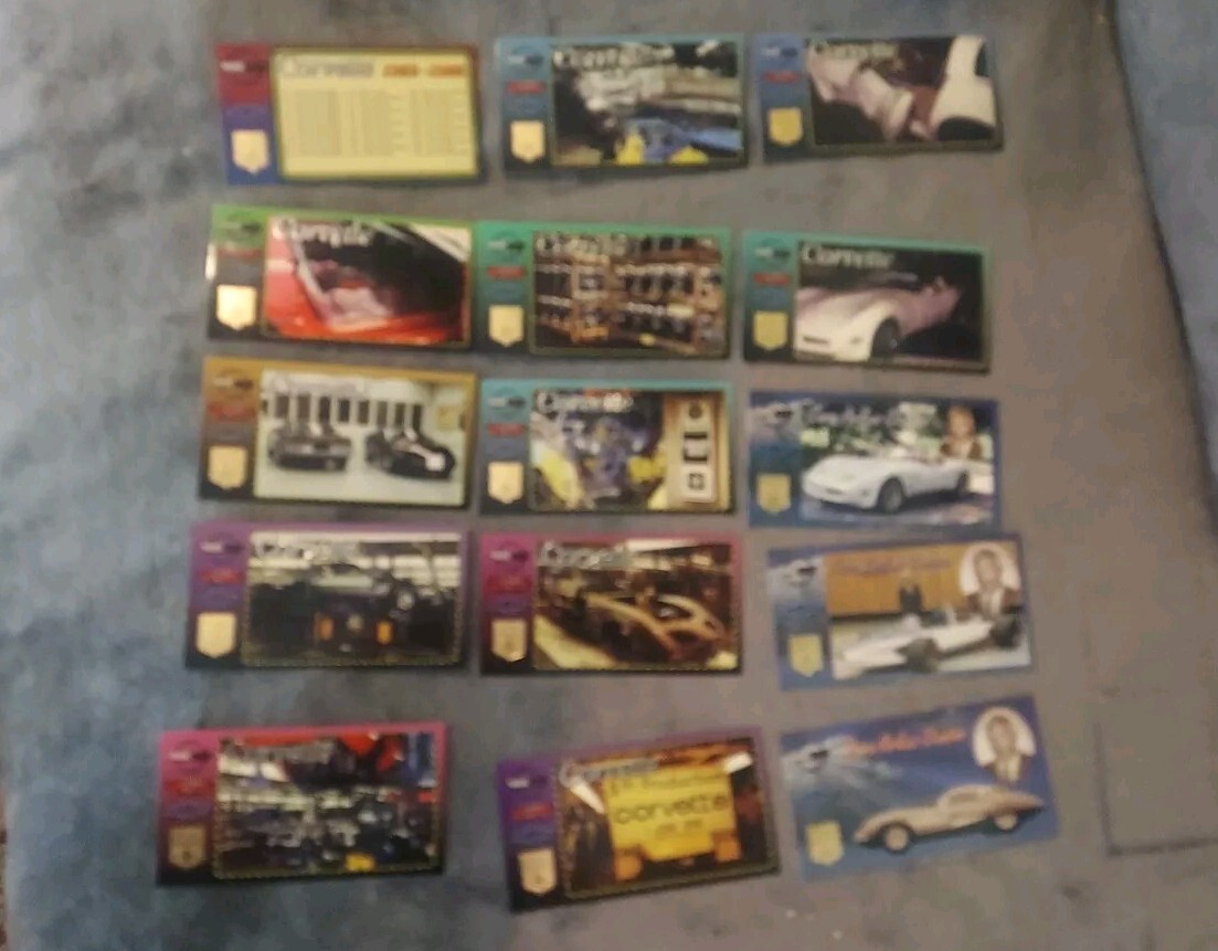Corvette Heritage Trading Cards. Lot Of 69