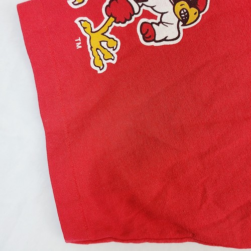 Vtg Louisville Cardinals Single Stitch V-Neck Jersey Shirt Mens XL Red Made USA - Picture 5 of 24
