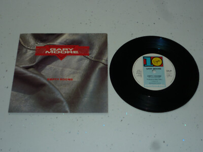 GARY MOORE EMPTY ROOMS 7'' INCH SINGLE VINYL RECORD 45 PICTURE SLEEVE NEAR MINT