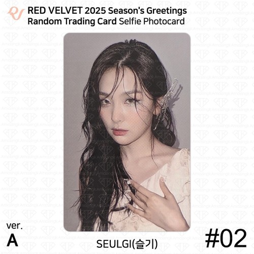 Red Velvet 2025 Season's Greetings Random Trading Card Concept Selfie Photocard - Bild 22 von 112