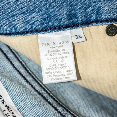 Rag \u0026 Bone NY Fit 1 Extra Slim Denim 