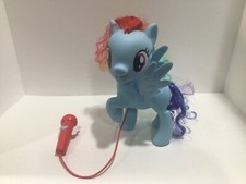 Rainbow Dash My Little Pony Sings with Microphone No Glasses 8.5  Tall
