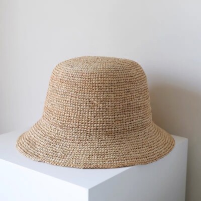 Dupe Raffia Bucket Hats - Fashion Premium Quality Raffia Straw