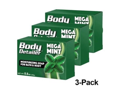 3 Pack Spearmint Bath Soap