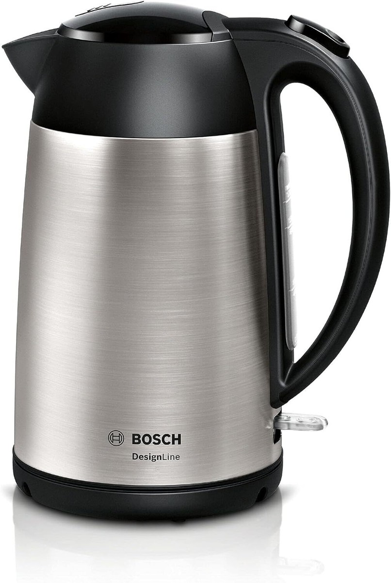 Bosch DesignLine TWK3P420GB Stainless Steel Cordless Kettle,